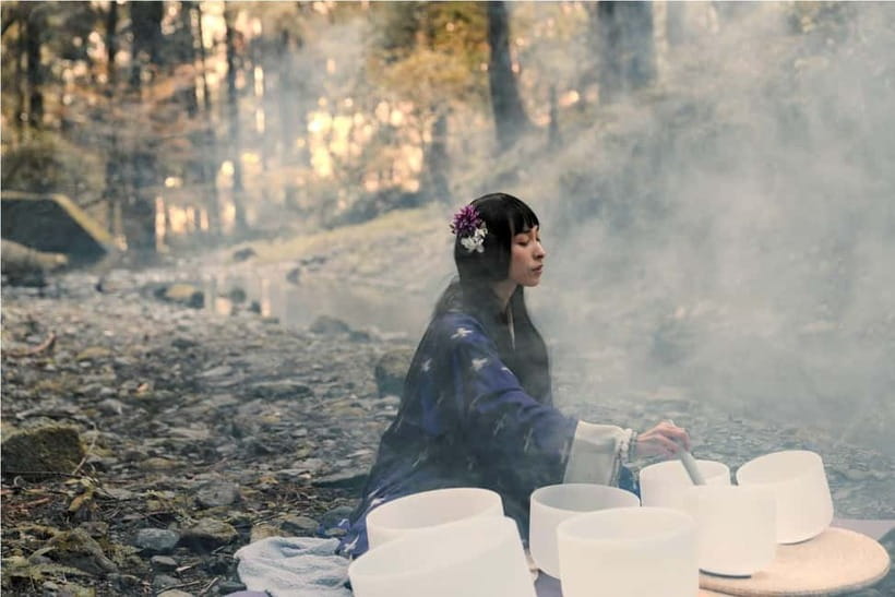 Samurai Swordsmanship and Sound Meditation in nature - Photos and tea: how to make this day feel complete