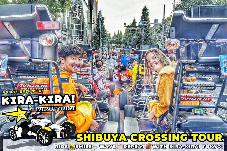 Shibuya Crossing x Tokyo Tower and more! Go-Kart Tour - Timing, group size, and the ride feel you should expect
