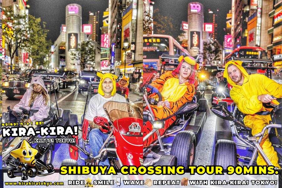 Shibuya Crossing x Tokyo Tower and more! Go-Kart Tour - The first driving legs: Tokyo Tower and Roppongi without the stress