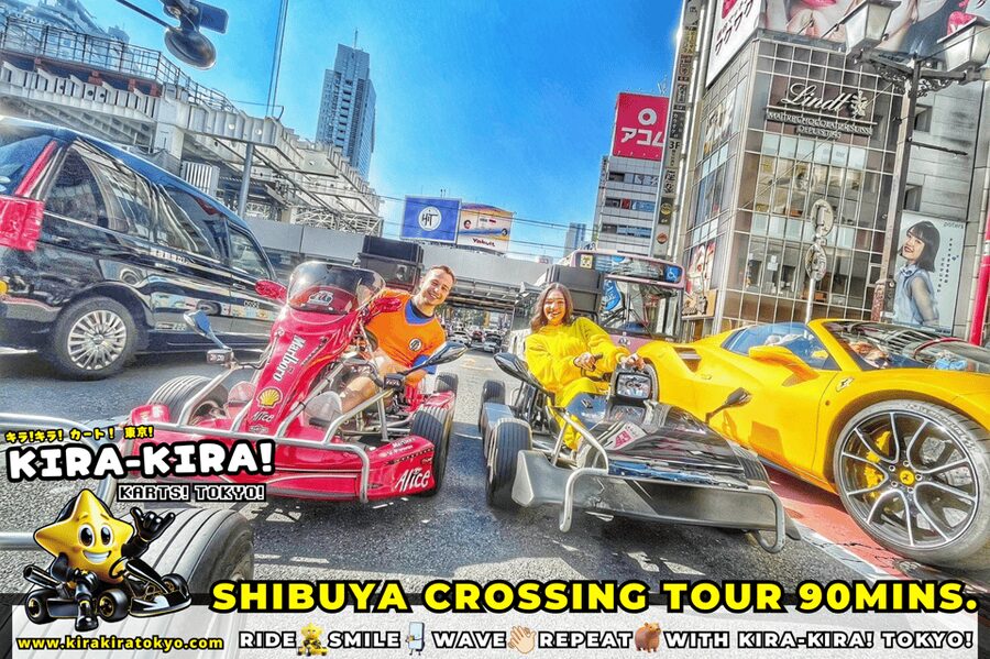 Shibuya Crossing x Tokyo Tower and more! Go-Kart Tour - What the guides actually do: safety briefing, hand signals, and keeping it fun