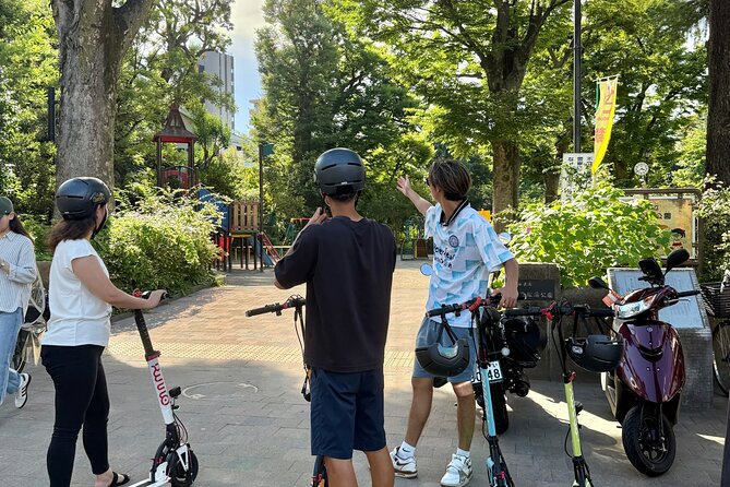 Shibuya Electric Bike Tour of Tokyo's Most Expensive Neighborhood - Stop 1, Nabeshima Shoto Park and the Toilet designed by an architect