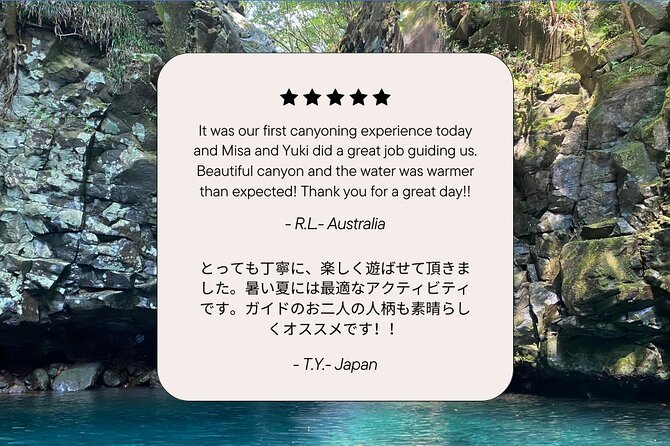 Shizuoka: Advanced Canyoning Activity near Mt. Fuji - Jumping 1m to 9m: Where Your Confidence Gets Tested