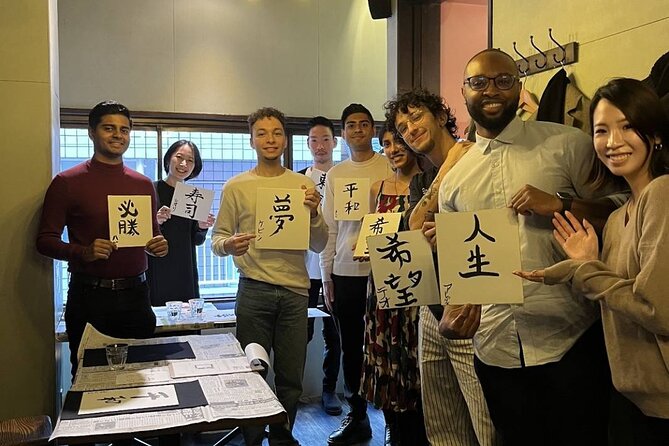 Small Group Japanese Calligraphy Workshop Experience - A shodo lesson in Tokyo, designed for real learning