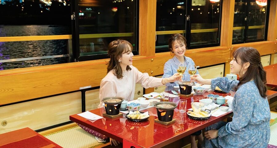 Sumida River: Japanese Traditional Yakatabune Dinner Cruise - From Asakusa and Azumabashi Pier to the First River Views