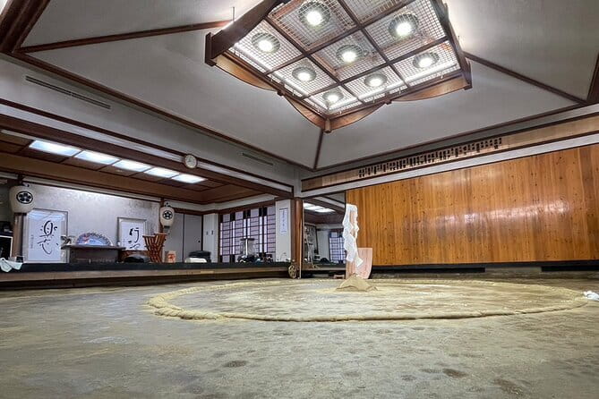 Sumo Practice Viewing Guided Tour and Photo with Sumo Wrestlers - Getting there from Asakusa: walk, bus, or plan ahead