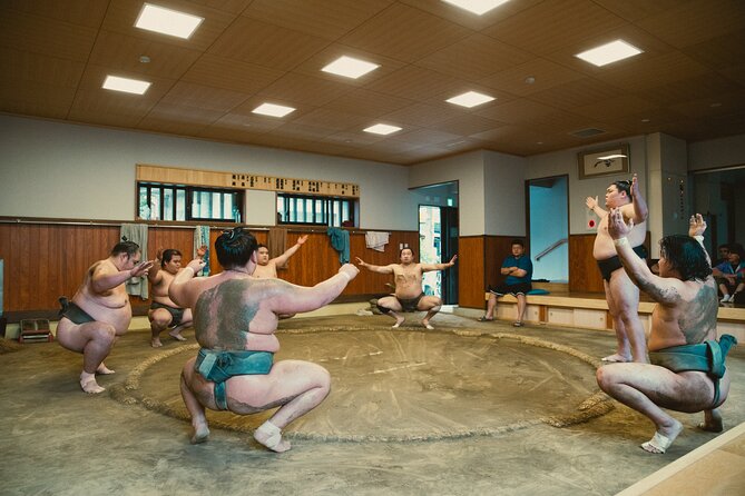 Sumo Wrestlers Morning Practice Tour – Tokyo Sumida District - Stop 2, Sumida: quiet, close watching of real training
