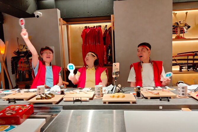 Sushi Making with Interactive Samurai Experience at JIN-ASAKUSA - The Sushi Lesson: Learning by Making, Not Just Watching