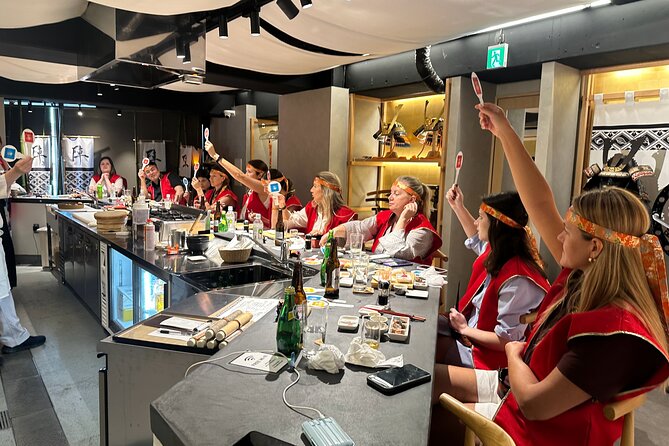 Sushi Making with Interactive Samurai Experience at JIN-ASAKUSA - What You Actually Taste: Nigiri, Futomaki, Omelet, and Rich Beef