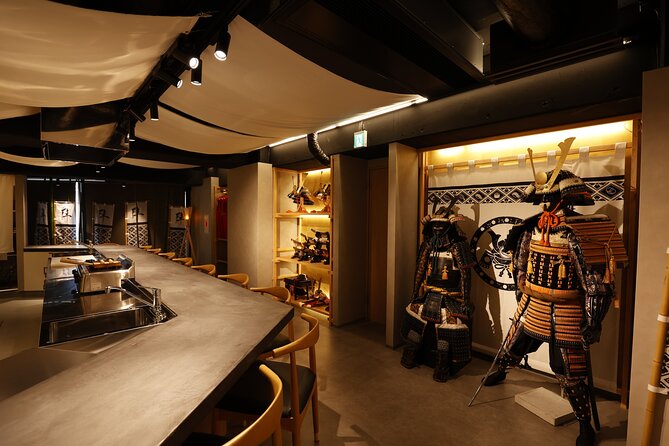 Sushi Making with Interactive Samurai Experience at JIN-ASAKUSA - The SHOGUN Games, Sword Show, and Quiz Battle