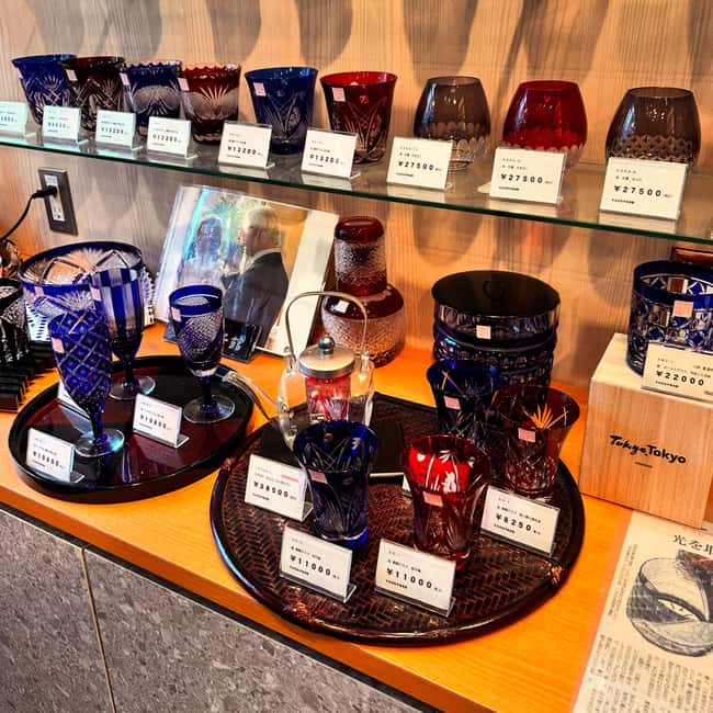 Tokyo: 1.5-Hour Edo Kiriko Glass Cutting Workshop in Sumida - Watch first, then handle the tools