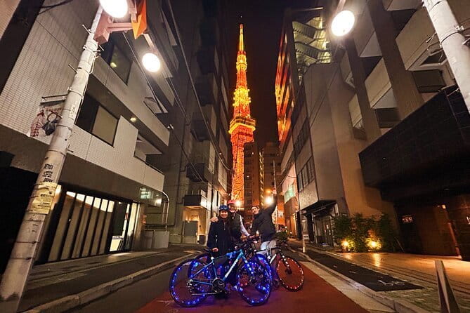 Tokyo: 2-Hour Night E-Bike Tour of the City's Hidden Gems - Roppongi Hills and Tokyo Tower, luxury meets Japan’s symbol