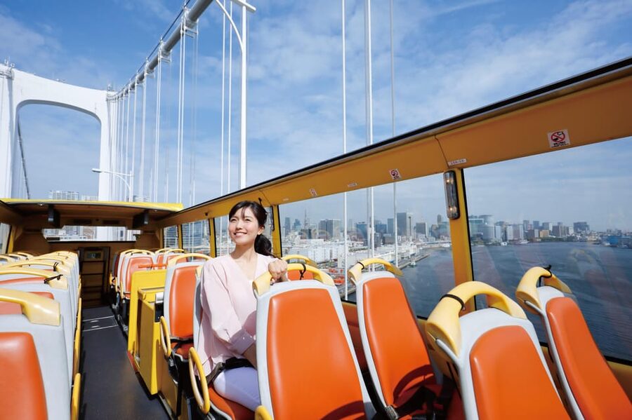 Tokyo: 60min Panoramic Open Top Bus Tour with Audio Guide - Key highlights you should care about