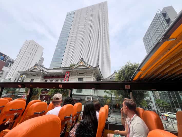 Tokyo: 60min Panoramic Open Top Bus Tour with Audio Guide - Double-decker open-top views, and why that matters in Tokyo