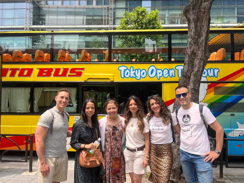 Tokyo: 60min Panoramic Open Top Bus Tour with Audio Guide - GPS automated guidance in 8 languages, plus a Japanese live guide