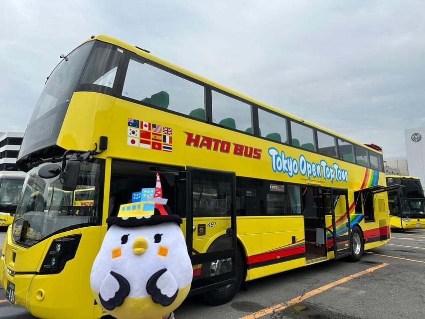 Tokyo: 60min Panoramic Open Top Bus Tour with Audio Guide - Comfort, rules, and what to do with your hands during the ride