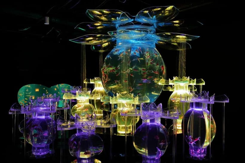 Tokyo: Art Aquarium Museum GINZA Entry Ticket - Crowds, size, and that one animal-welfare note