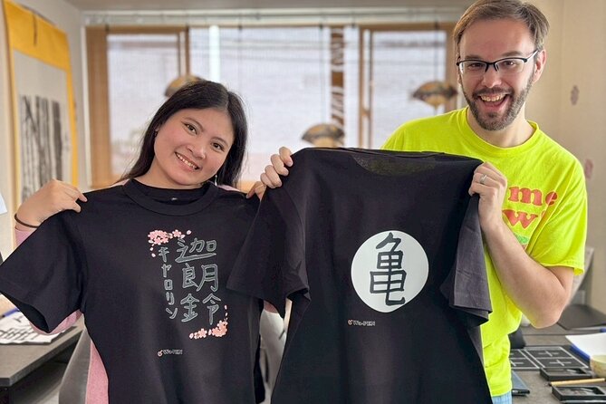 Tokyo Asakusa：Calligraphy & Make T-shirt Activity - Key highlights you will feel in real life