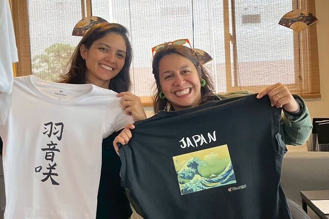Tokyo Asakusa：Calligraphy & Make T-shirt Activity - Asakusa calligraphy, with your shirt as the payoff