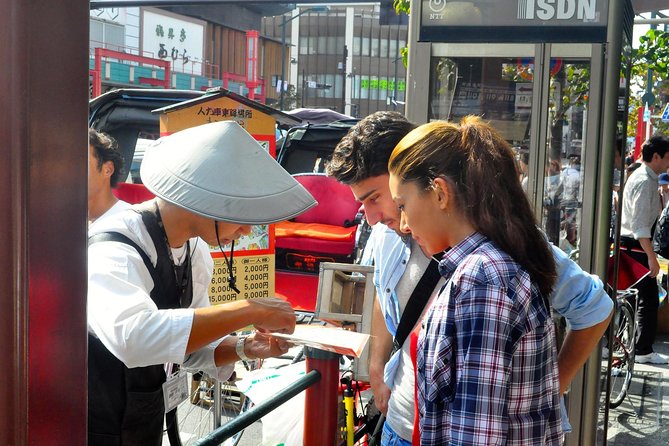 Tokyo Asakusa Rickshaw Tour - Ushijima, Sensoji area rules, Honryuin, and Imado shrine stories