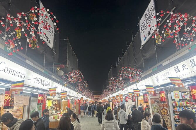 Tokyo Asakusa Sensoji Temple Night Walking Tour - Hoppy Street: Where Your Evening Turns Into Food and Drinks