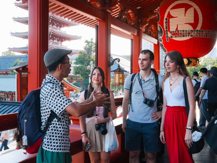 Tokyo: Asakusa & Tokyo’s Oldest Temple Senso-ji Walking Tour - Nakamise Shopping Street: lanterns, sweets, and easy souvenir browsing