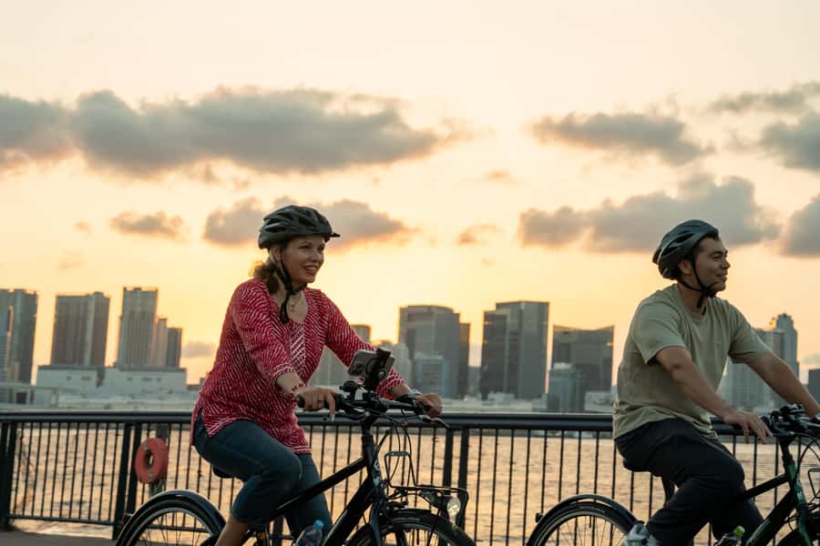 Tokyo Bay Area: Sunset Night View 3h E-bike Guided Bike Tour - Why This E-bike Sunset Ride Works Better Than Walking or Bus Tours