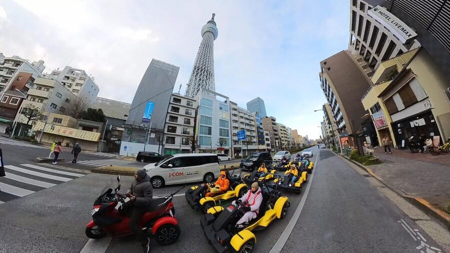Tokyo Bay: Scenic Skyline Go-Kart Tour (120 Minutes) - Safety and storytelling at the same time, via two-way radio
