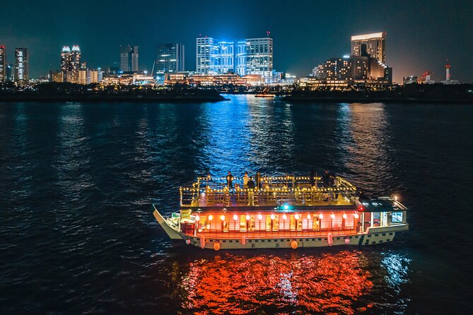 Tokyo Bay Yakatabune Dinner/Day Cruise with Japan Show and Drinks - The 1 hour 40 minute plan: what happens as Tokyo Bay lights up
