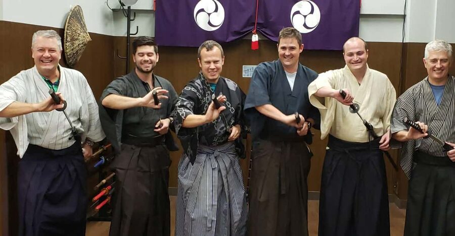 Tokyo: Best Samurai Experience - Inside Samurai Theater Tokyo: Dojo Atmosphere and Weapon Displays