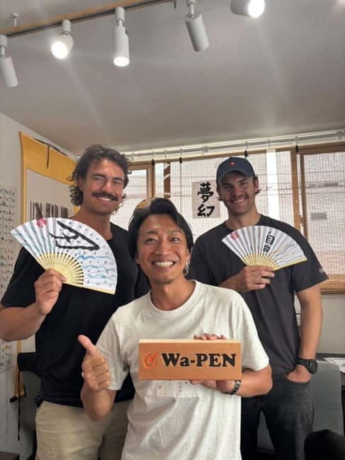 Tokyo:Calligraphy &Make your original folding fan in Asakusa - Asakusa Basics: fitting the workshop into your Senso-ji day