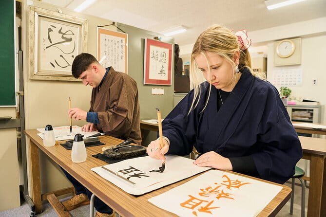 Tokyo: Calligraphy Workshop & Original T-Shirt Creation - Key things that make this workshop special