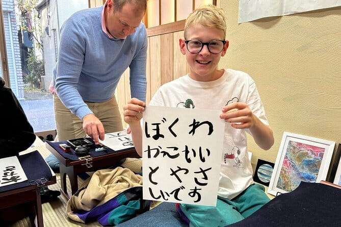 Tokyo: Calligraphy Workshop & Original T-Shirt Creation - The $30 price: what you are really paying for