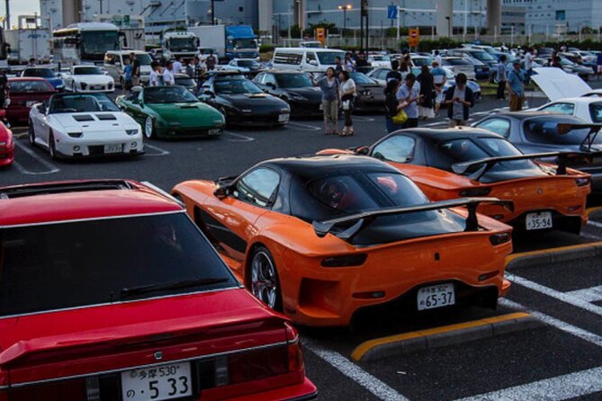 Tokyo Car Meet JDM Experience in Daikoku - Rainbow Bridge by Car: A Night-Time Tokyo Reset