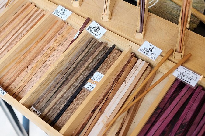 Tokyo Chopstick Making Workshop with Artisan - Finishing, Wrapping, and Optional Engraving
