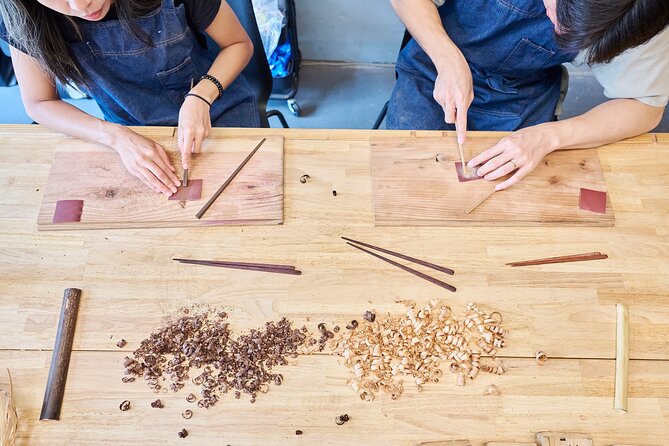 Tokyo: Chopstick Making Workshop with Artisan - Your 1-hour making flow: carve, smooth, finish