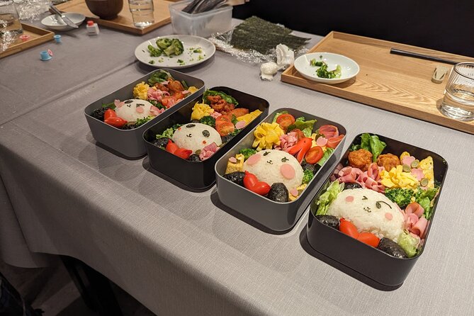 Tokyo Cute Bento Cooking Class – Make a Kawaii Character Lunchbox - Dietary Options and Allergy Notes (Including Vegan and No Nuts/Milk)