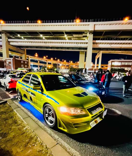 Tokyo: Daikoku Car Meet Experience on a JDM TUNED SPORTS CAR - The exact meetup setup at FamilyMart UDX (and why it matters)
