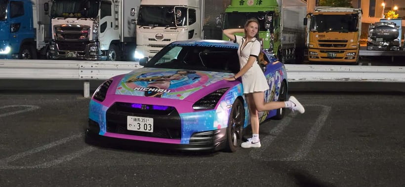 Tokyo: Daikoku JDM Car Meet in the Famous 303 600HP GTR R-35 - Shibuya, Shibuya Crossing, and the Tokyo Night Glow