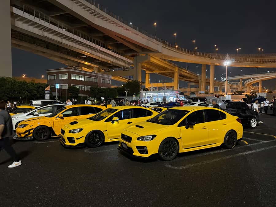 Tokyo: Daikoku PA & Shibuya Private Tour in a WRX STI - Daikoku Parking Area: the JDM hangout where you’ll actually see the scene