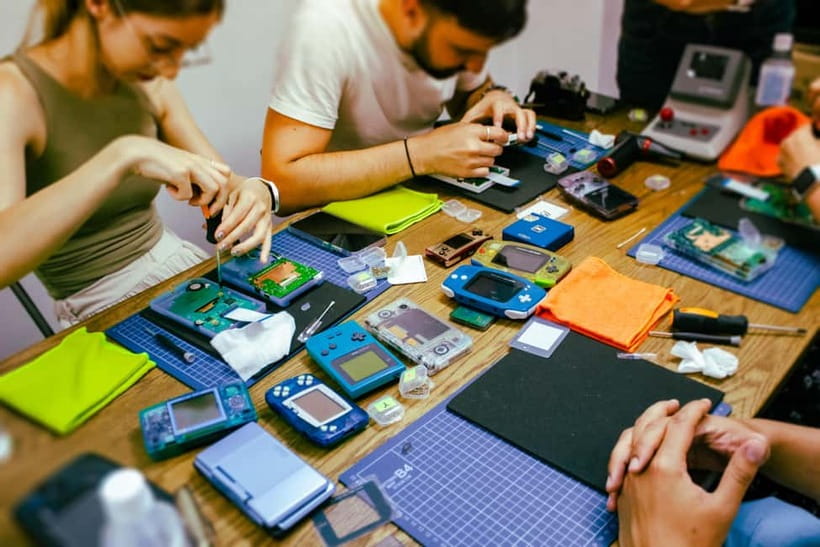 Tokyo: Gameboy Mod Workshop at Akihabara - Finding the workshop at Wakita Building, second floor