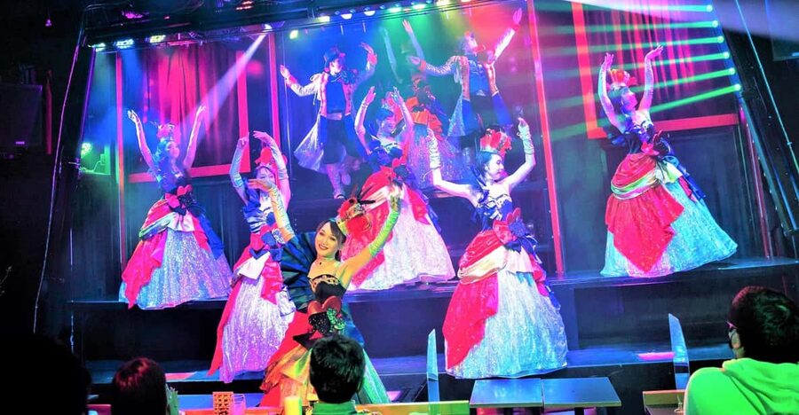 Tokyo GINZA: KONPARU Japanese Cabaret Show with Drink - Ginza at Night, Cabaret in a Basement: Finding KONPARU