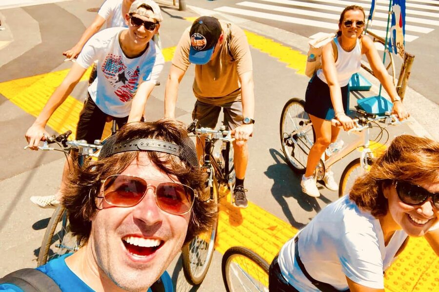 Tokyo: Hidden Gems Guided Bike Tour with Lunch - Skytree and the Sumida River ride: bike views you cannot copy on foot
