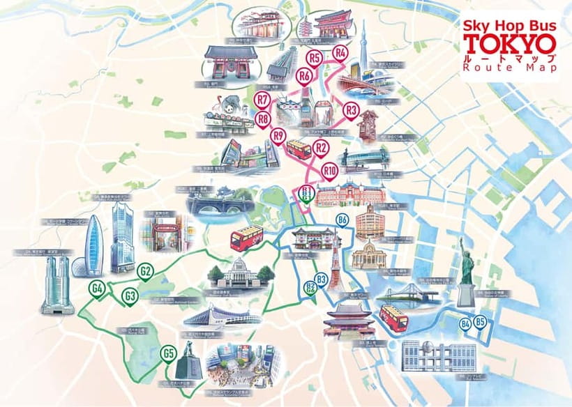 Tokyo: Hop-On Hop-Off Sightseeing Bus Ticket - Route 3: Shinjuku, Shibuya, Harajuku, and Meiji Jingu Area