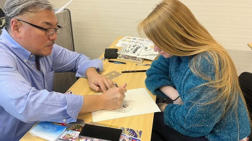 Tokyo/Ikebukuro Manga lesson by acitive pro-Manga artists - Where it fits in your Tokyo day near Ikebukuro