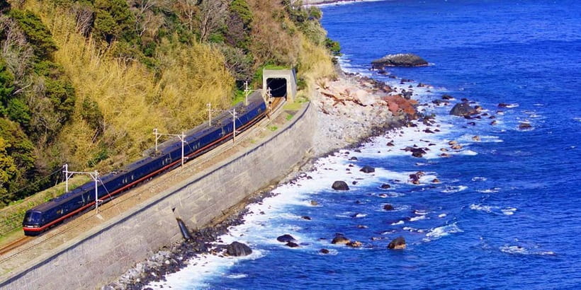 Tokyo: Izu Scenic Oceanview Train, Volcano, Coast Day Trip - Setting Off From Shinjuku: Easy Morning, Tight Seats