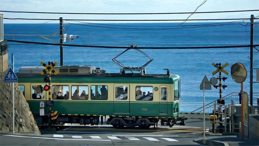 Tokyo: Kamakura & Enoshima Day Tour with Pickup & Train Ride - Kamakura High School for Slam Dunk Fans, Plus Photo Timing