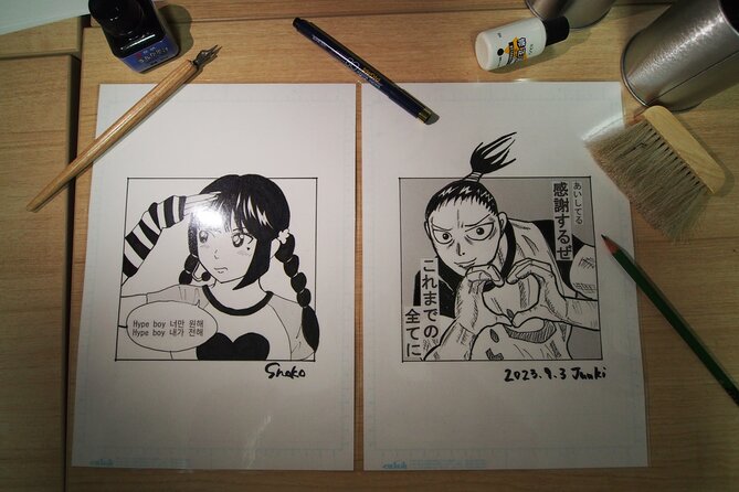 Tokyo Manga Drawing Workshop Guided by Active Pro Manga Artist - Manga Artist Coaching, Step by Step, Near Ebisu