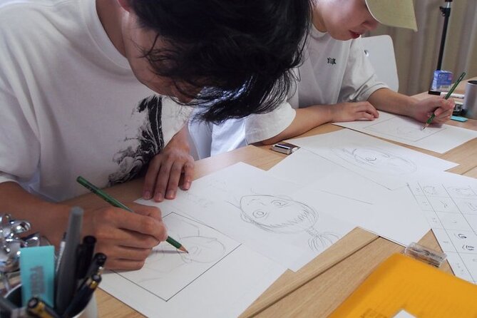 Tokyo Manga Drawing Workshop Guided by Active Pro Manga Artist - What You Learn in 2.5 Hours: Ideas, Sketch, Tone, and Finishing