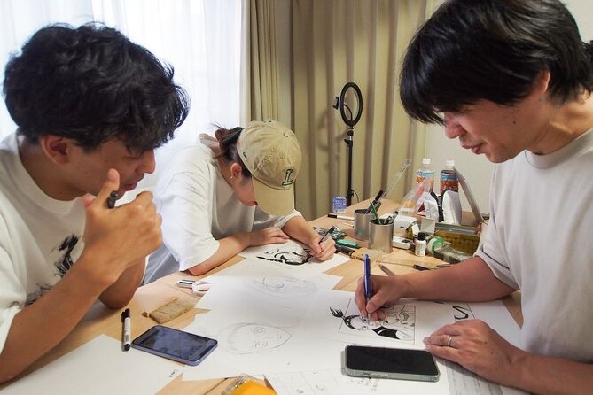 Tokyo Manga Drawing Workshop Guided by Active Pro Manga Artist - Your Take-Home Souvenir: A Finished Artwork You Can Pack