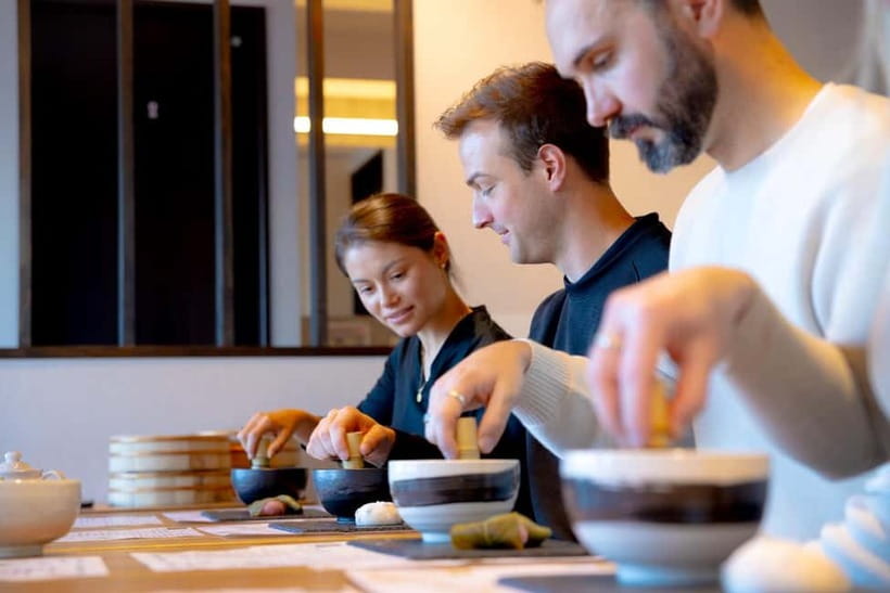Tokyo: Matcha Making Experience with Mochi Sweets in Asakusa - The Tasting Portion: Pairing Matcha With Japanese Sweets
